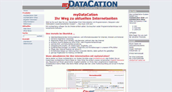 Desktop Screenshot of mydatacation.de