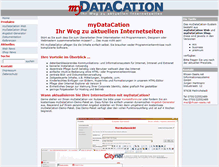 Tablet Screenshot of mydatacation.de